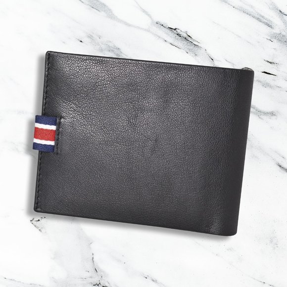 Mens Genuine Nappa Leather Bi-fold Minimalist RFID Wallet - Picture 3 of 4